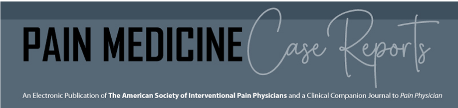Pain Medicine Case Reports